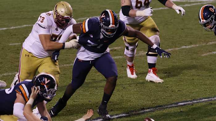 Olasunkonmi Agunloye Virginia Cavaliers football